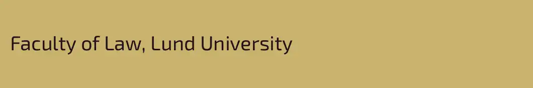 Faculty of Law, Lund University